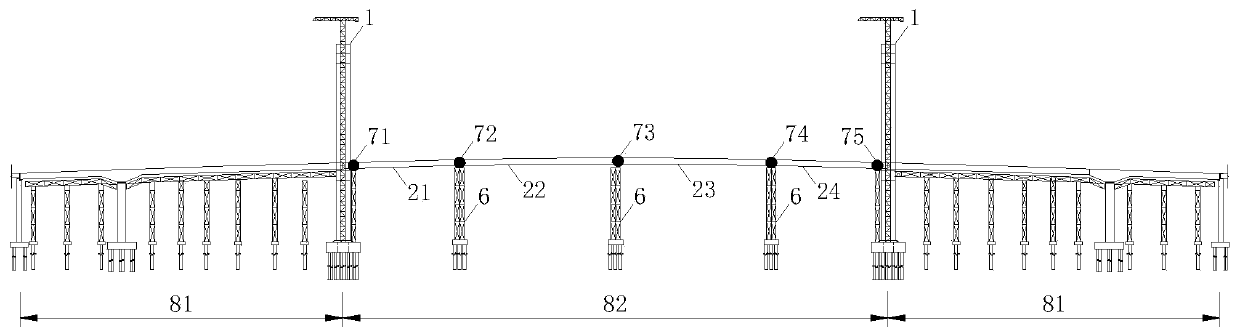 Design and construction method of large-segment hoisting self-anchorage cable suspension bridge with hinges between segments