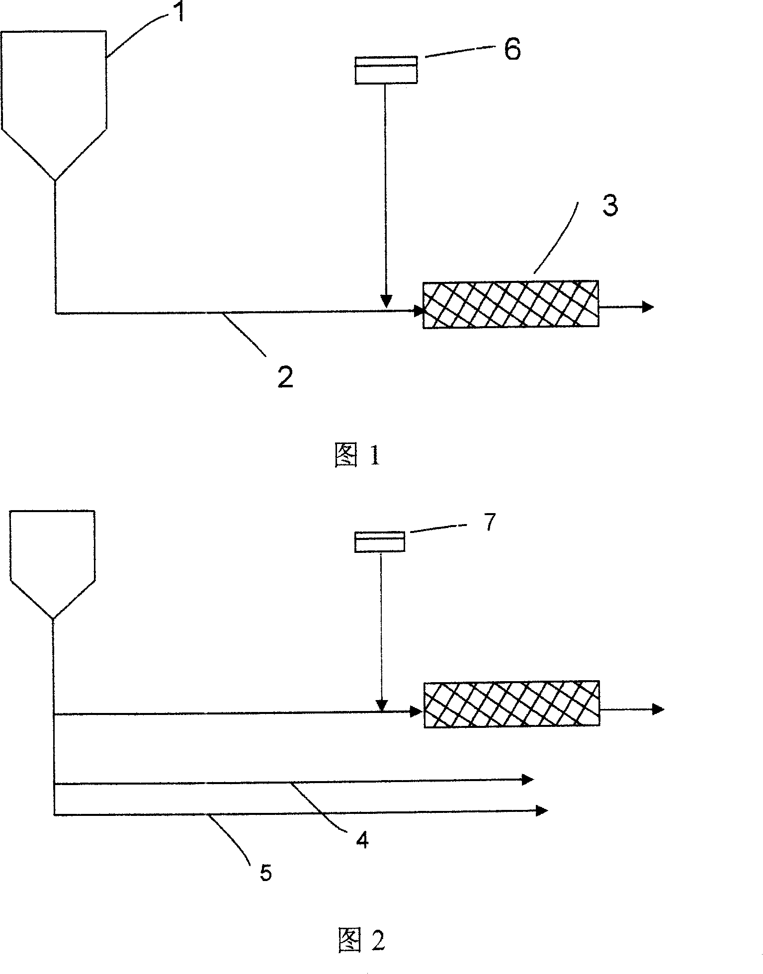 Method and equipment for continuous production of antistatic polyester