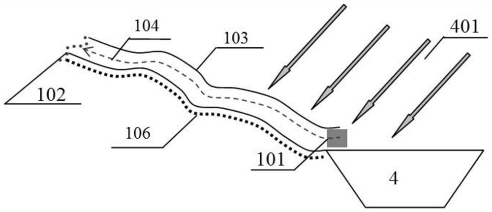 A water vapor long-distance transportation and supply system