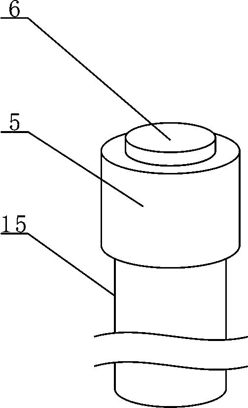 Intermediate frequency furnace plug dust preventing device