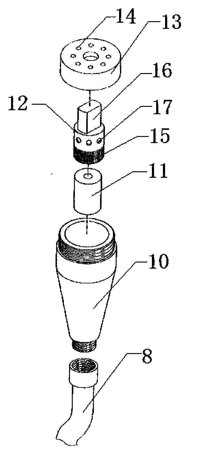 Micron bubble generating device for cultivation