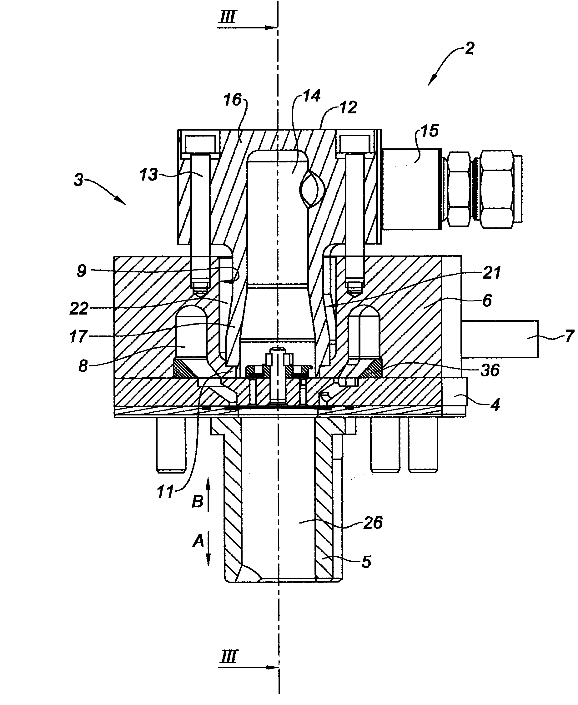 Cylinder head for piston refrigeration compressor, compression unit including such cylinder head, and piston refrigeration compressor including said compression unit