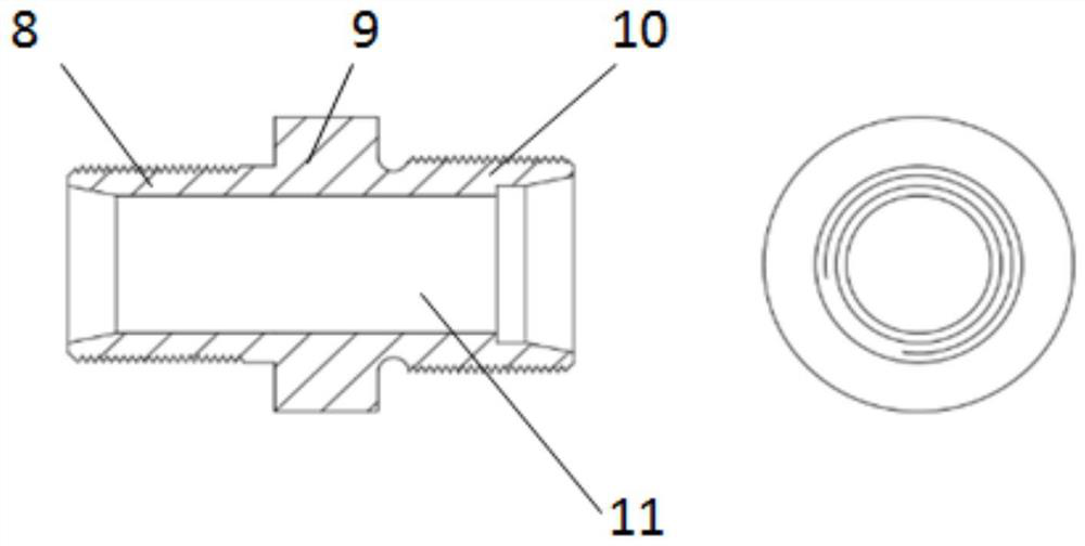 Telescopic protective spray head for vehicle fire extinguishing