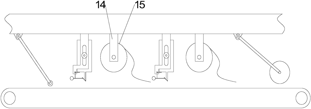 A plastic fiberboard laminating machine