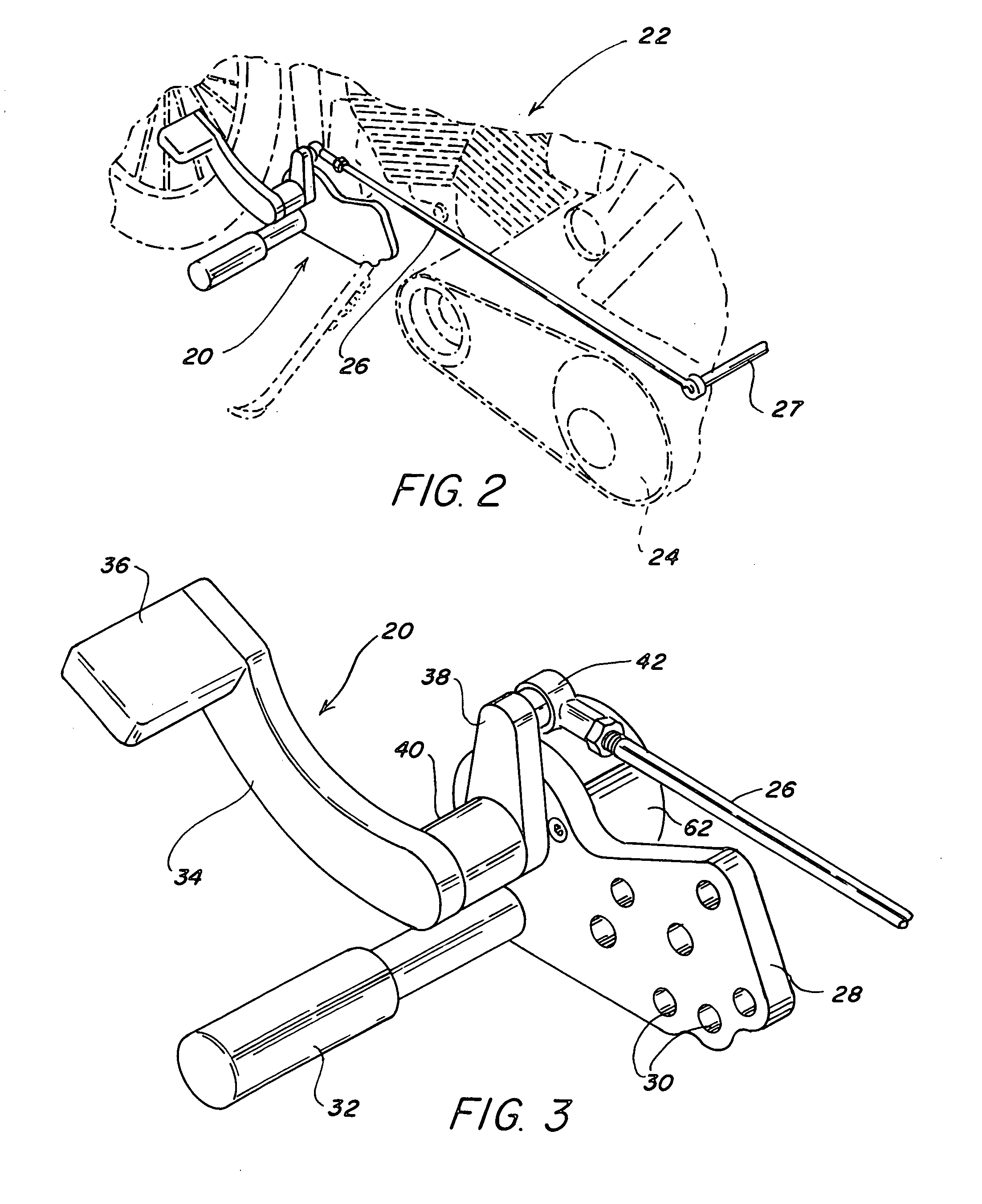 Foot operated motorcycle clutch