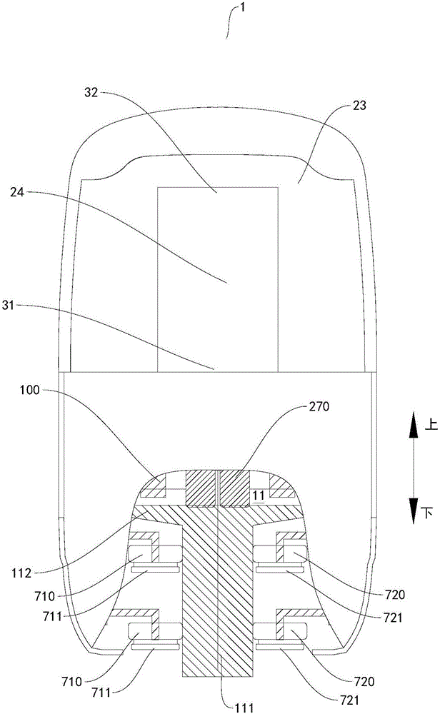Bogie and rail route vehicle with bogie and rail route traffic system