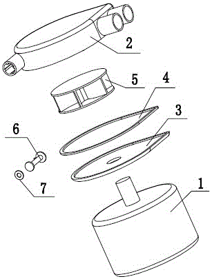 Structure of a dishwasher water pump