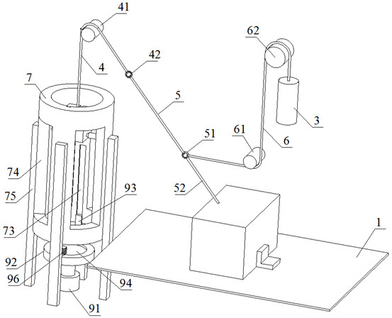 Aircraft vibration superposition fatigue strength testing system and low-rigidity load applying method thereof