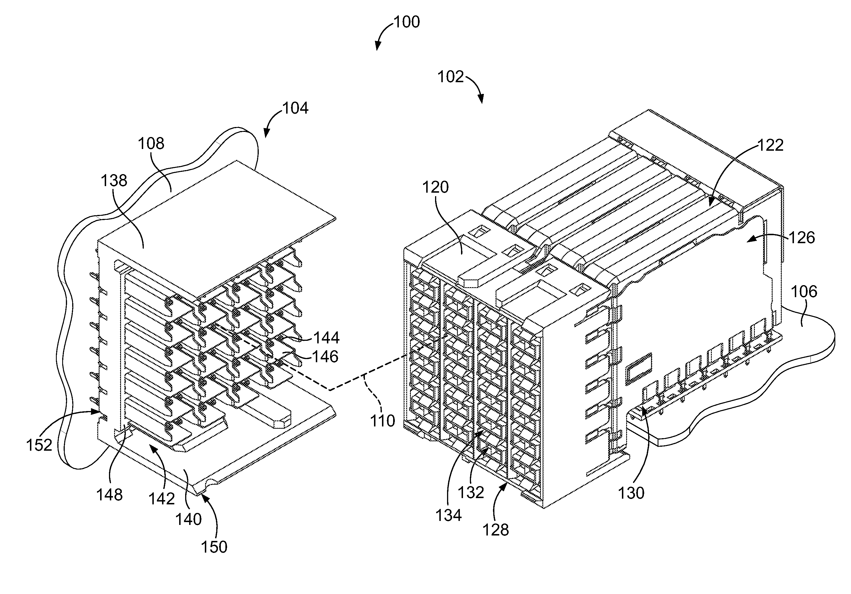 Grounding structures for a receptacle assembly