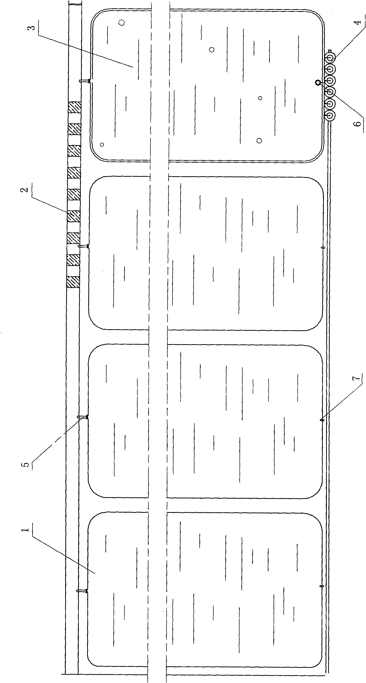 Method and system for regulating water quality of pool complex culture