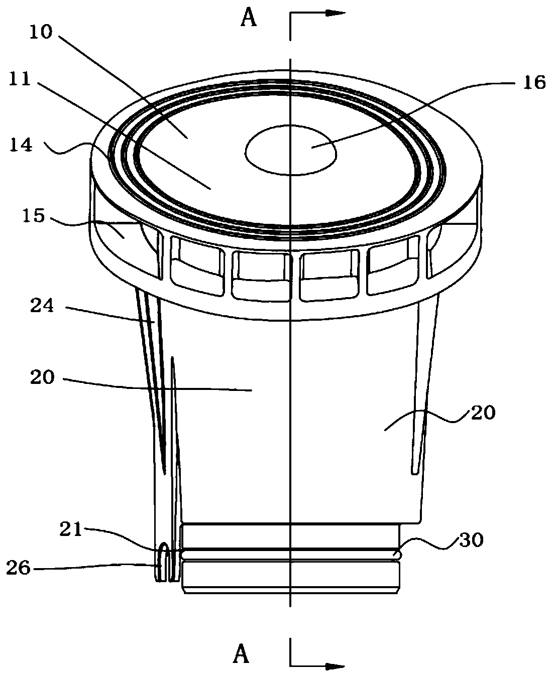 Steering gear dust cover and steering gear sealing structure