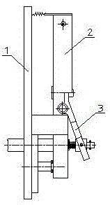 Quick connecting mechanism for farmland sower and walking machine