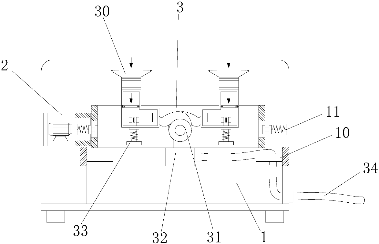 Apparatus for removing remaining powder in carbon powder box