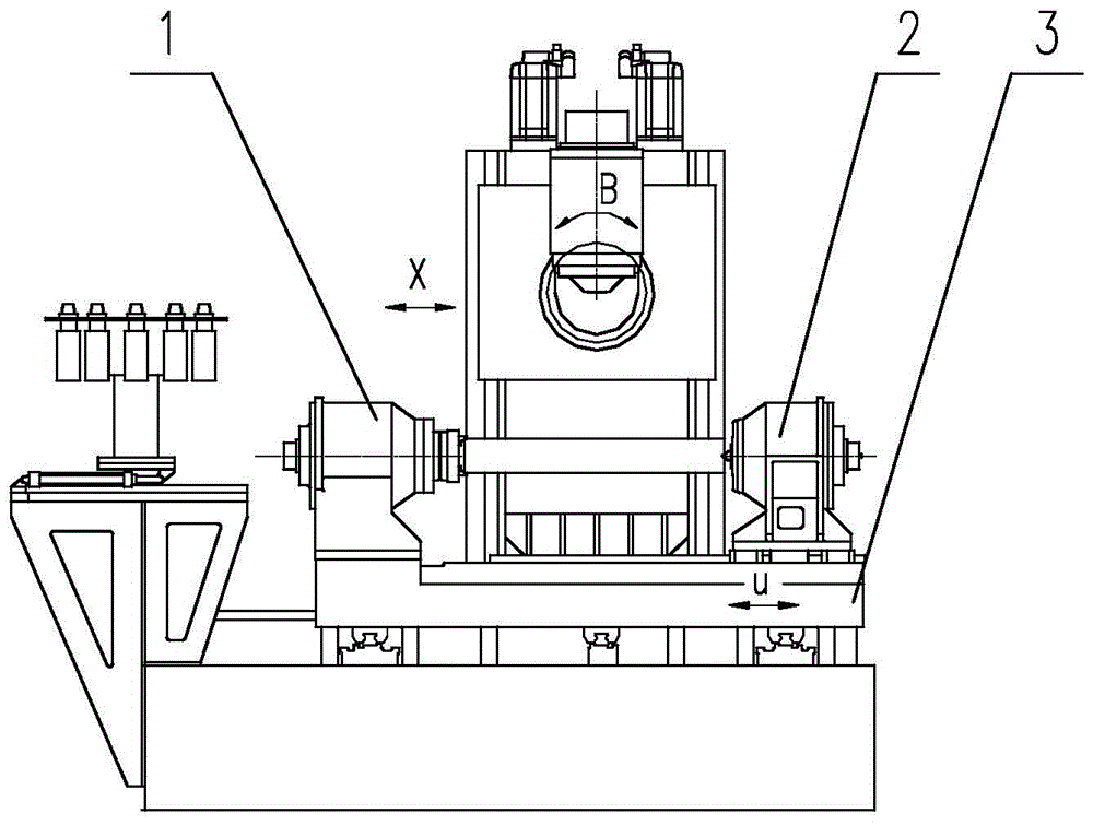 Five-axis linkage blade processing machine tool with automatic workpiece clamping and its clamping method