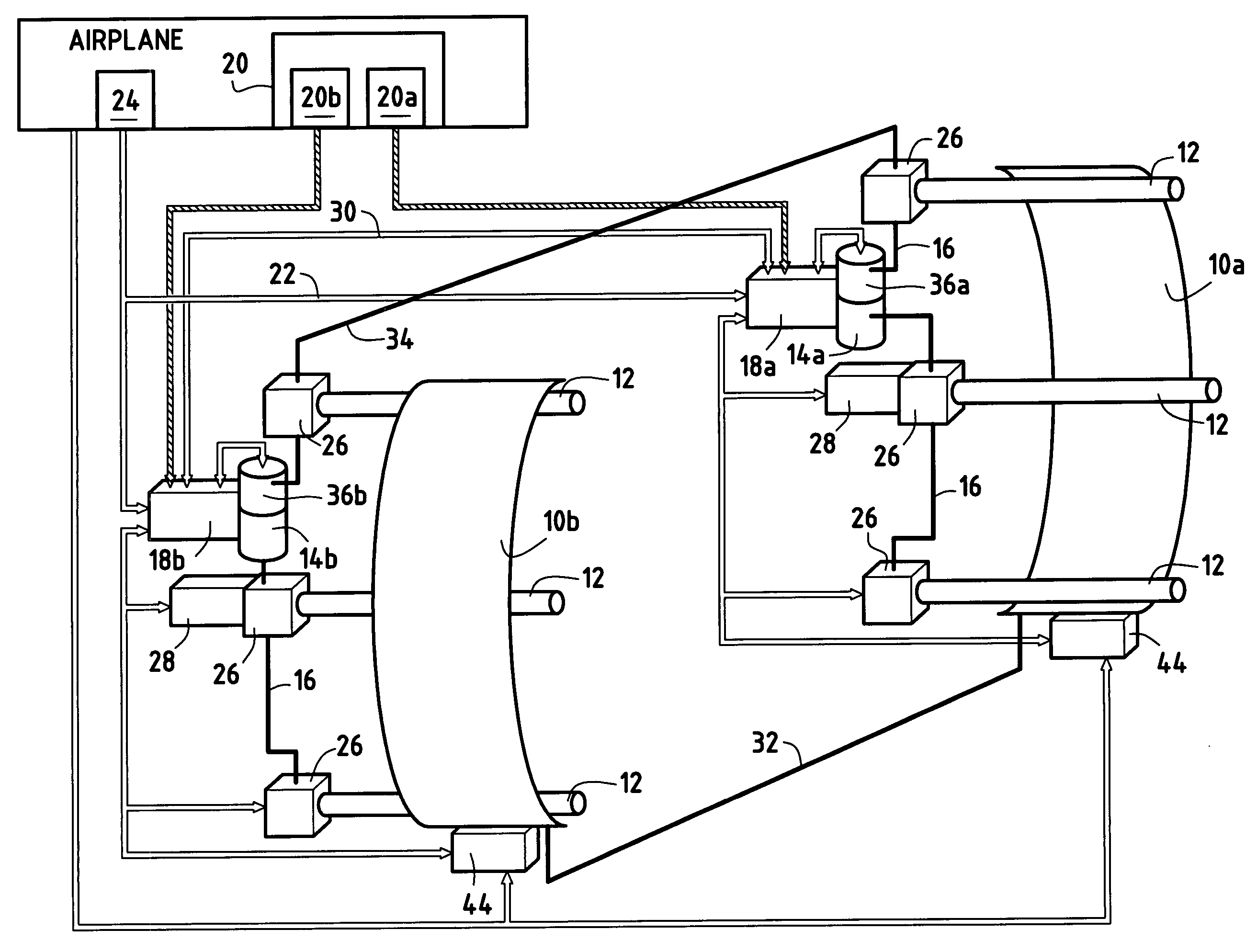 Turbojet electromechanical thrust reverser with synchronized locking devices