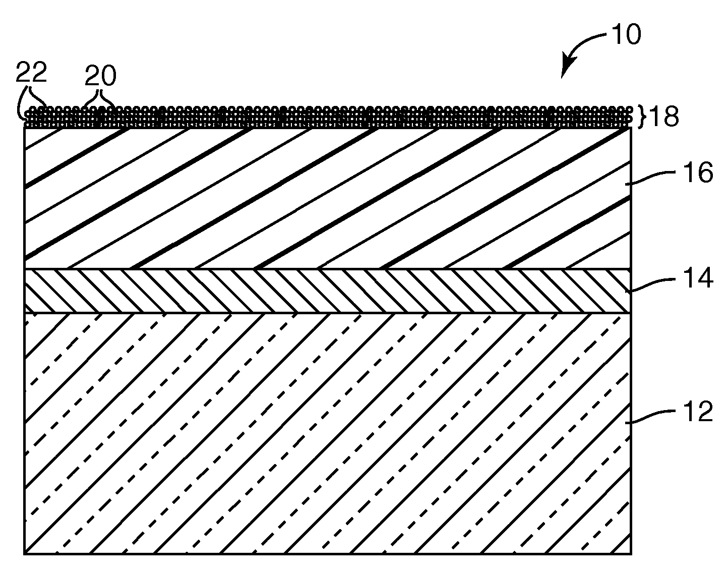 Permeable nanoparticle reflector