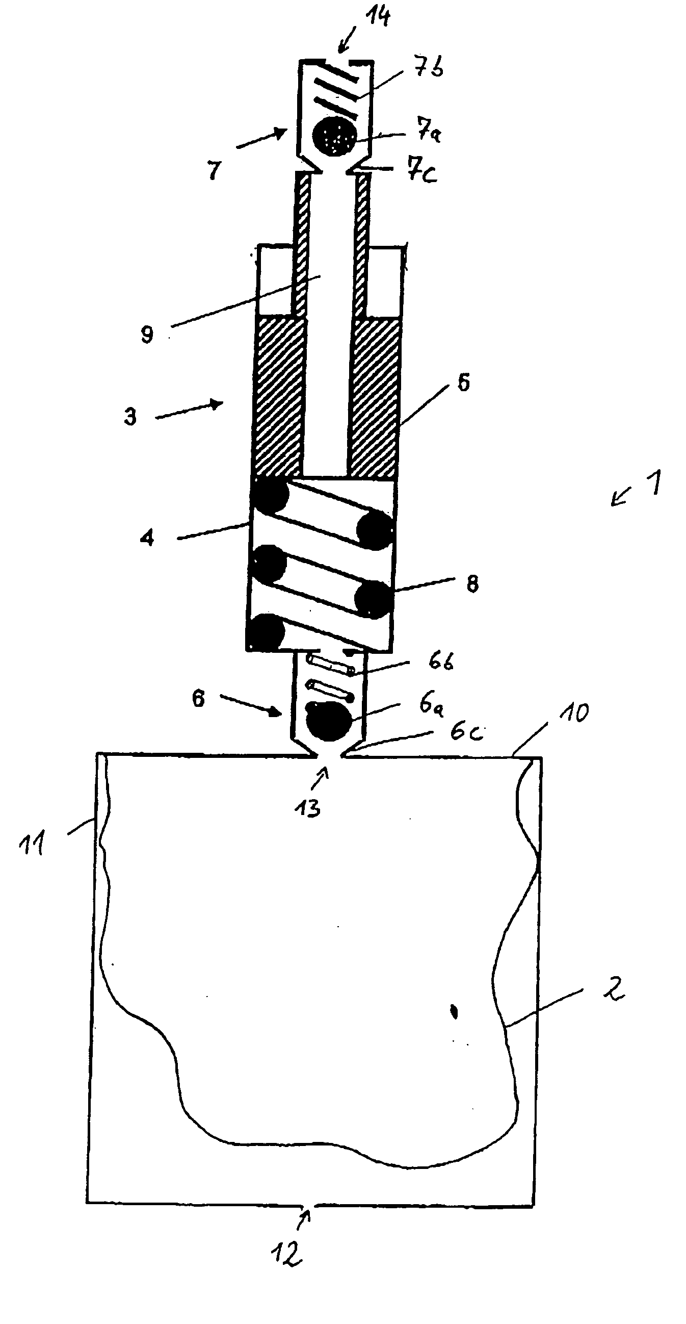 Method for the production of a filled metering pump arrangement