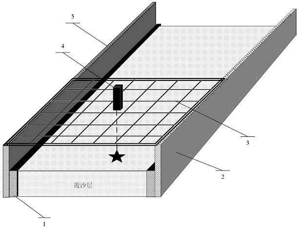 System for measuring wind erosion volume in wind tunnel