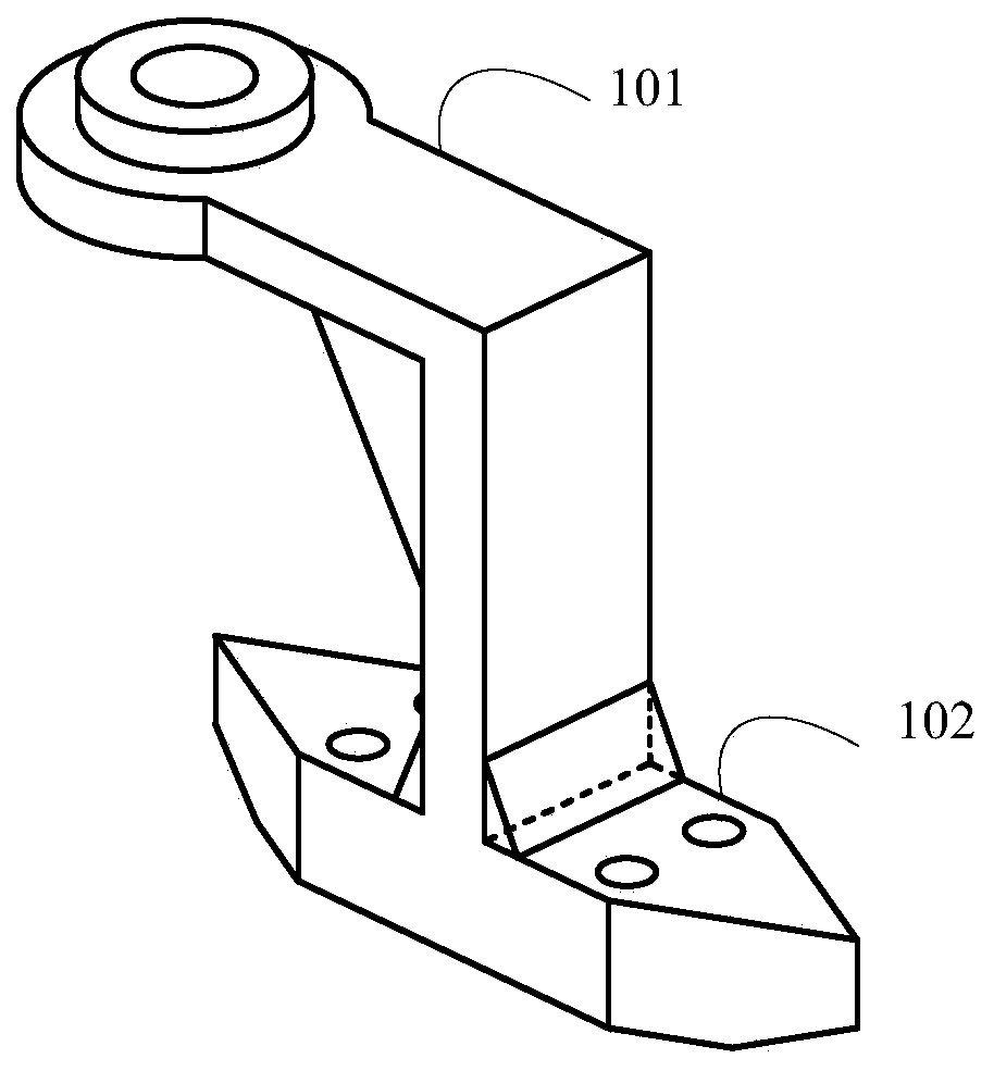 Rope reeving device and system of endless-rope winch