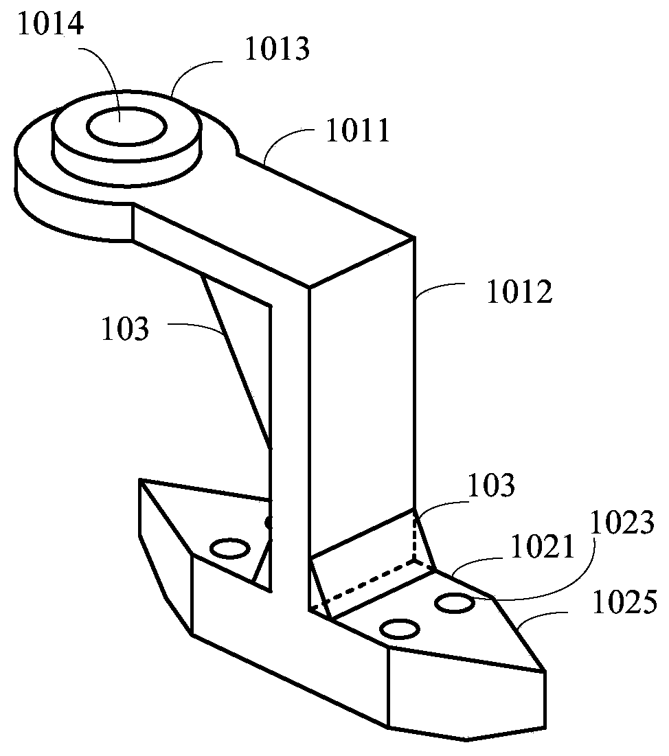 Rope reeving device and system of endless-rope winch
