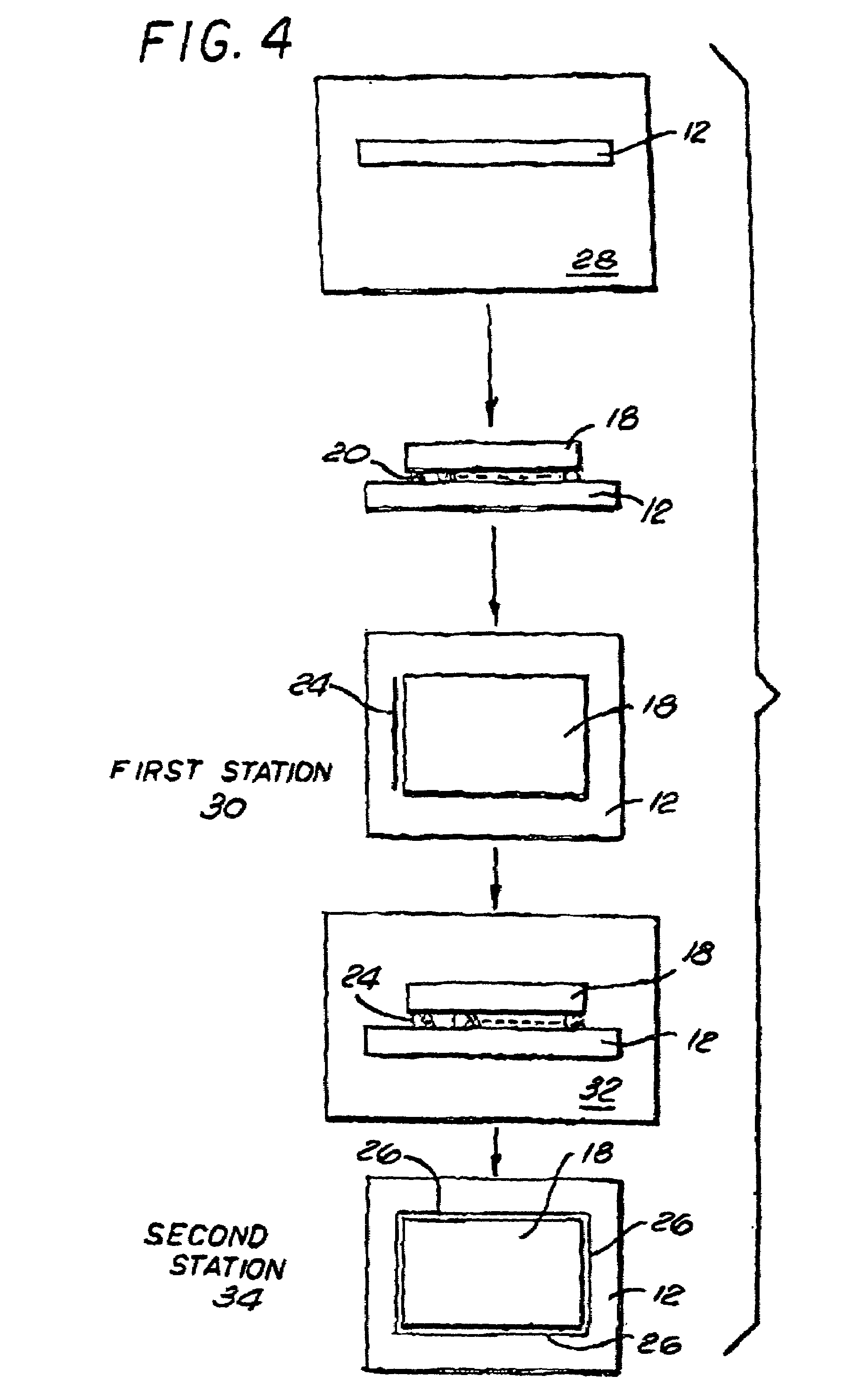 Controlled collapse chip connection (C4) integrated circuit package which has two dissimilar underfill materials
