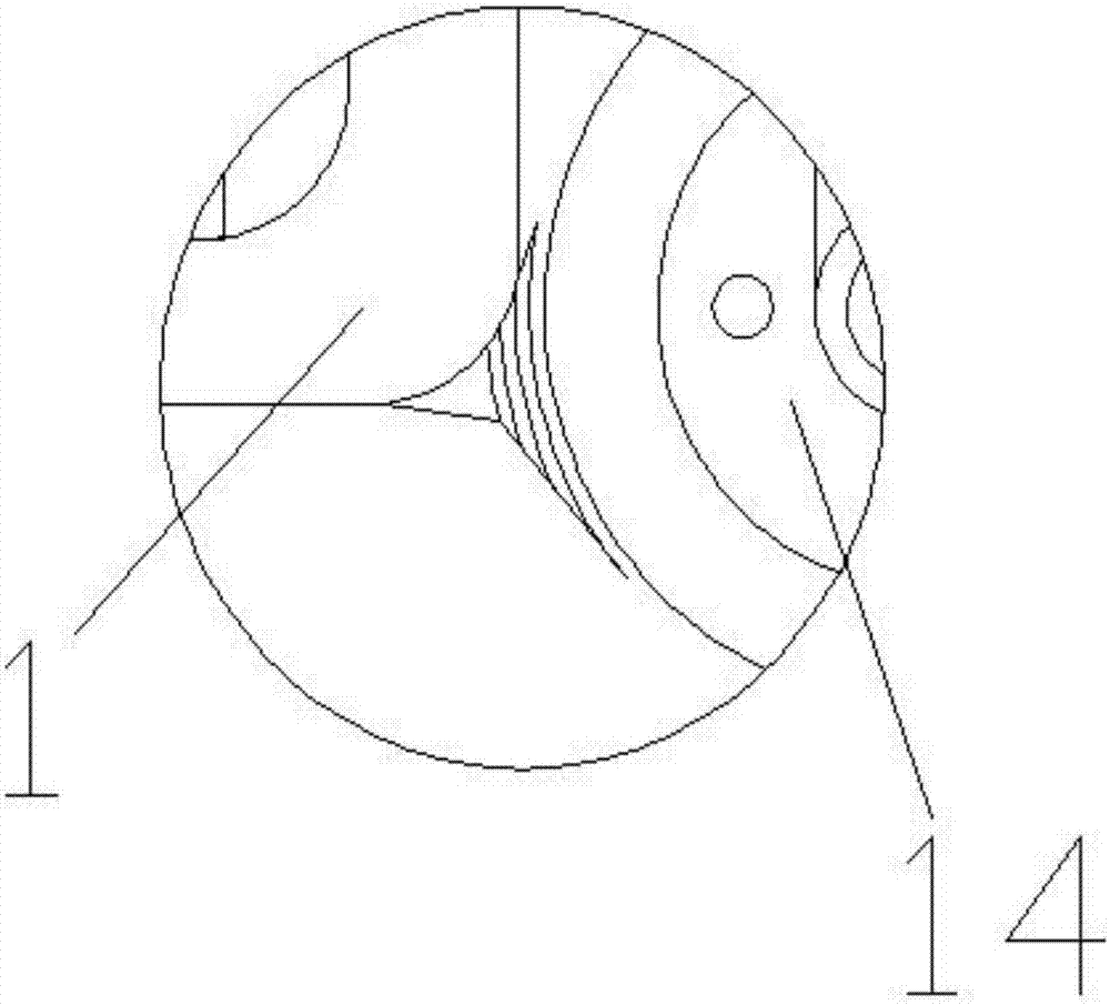 Pesticide spraying device for planting peaches