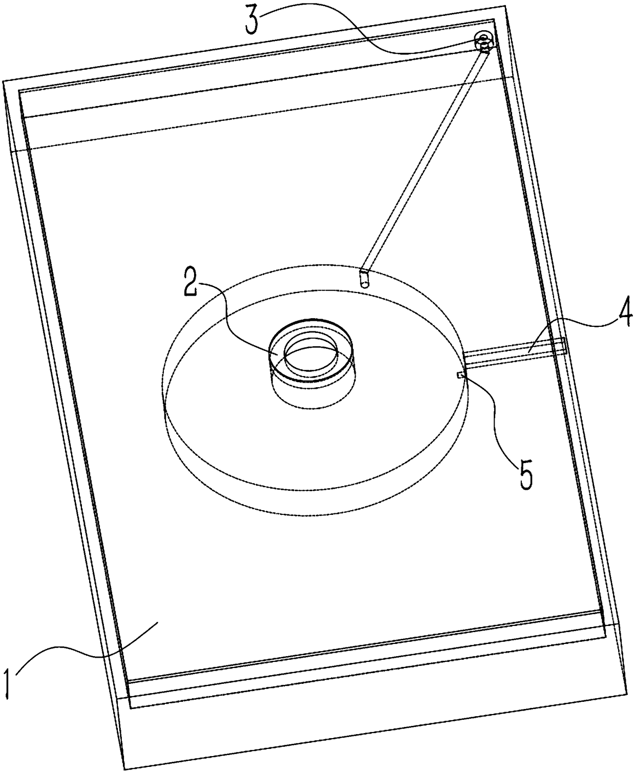 Table top integrated with flowerpot