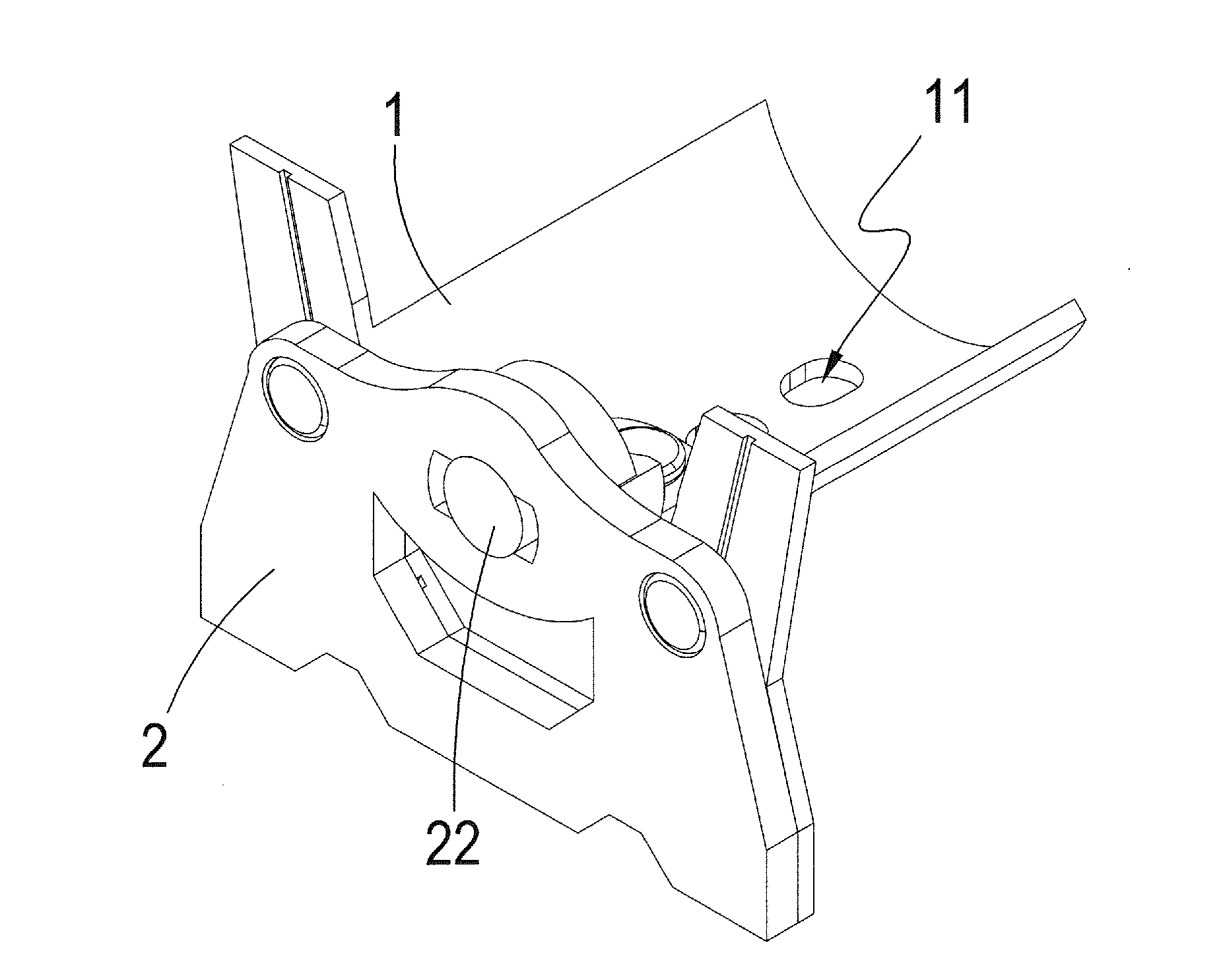 End Tang Structure of Roll-Up Tape Measure