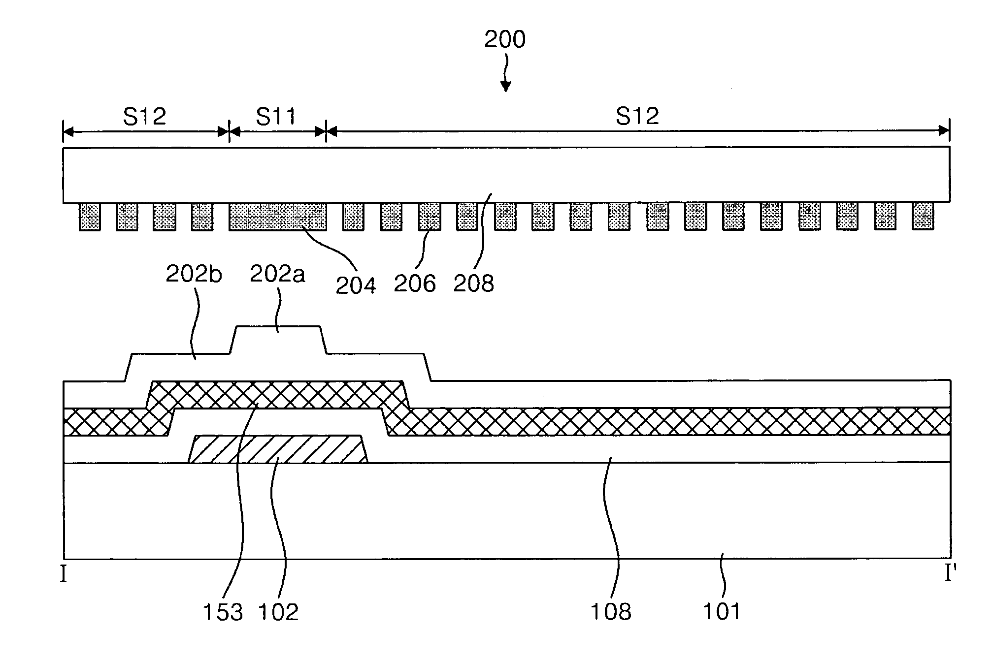 Thin film transistor substrate having transparent conductive metal and method of manufacturing the same