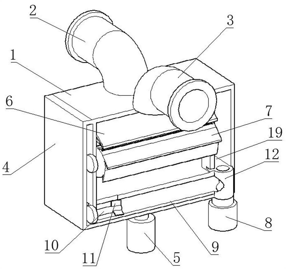 A hot dirty gas self-control valve for industrial environmental protection equipment