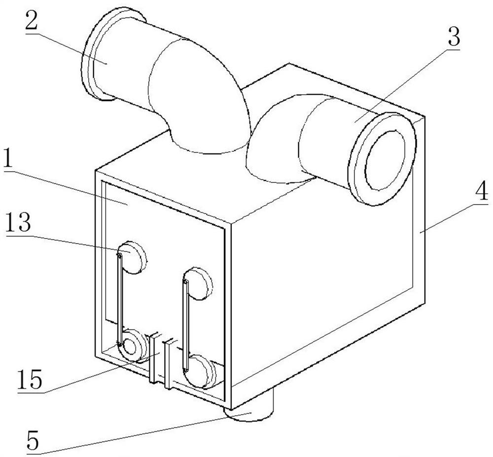 A hot dirty gas self-control valve for industrial environmental protection equipment