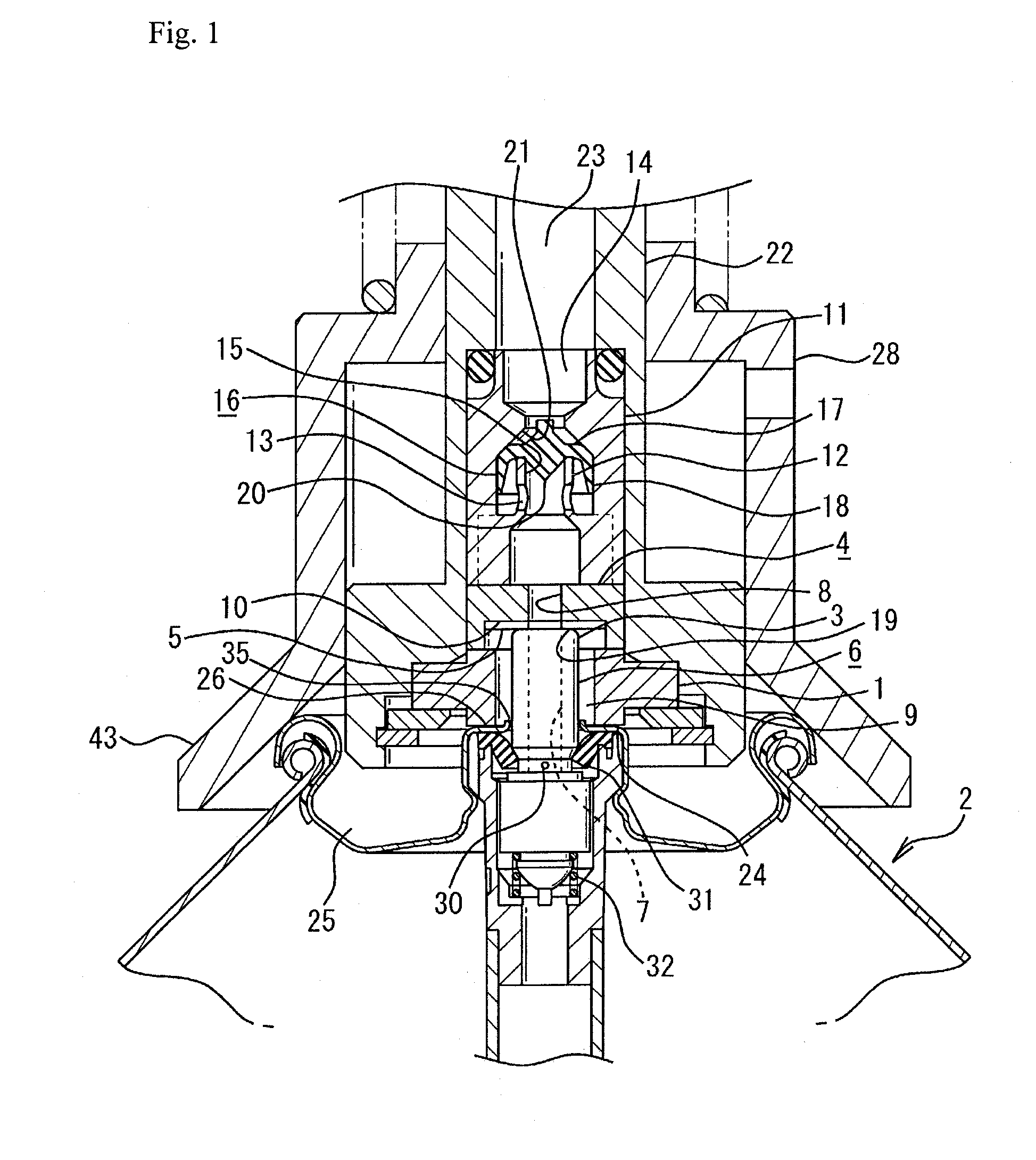 Propellant filling device