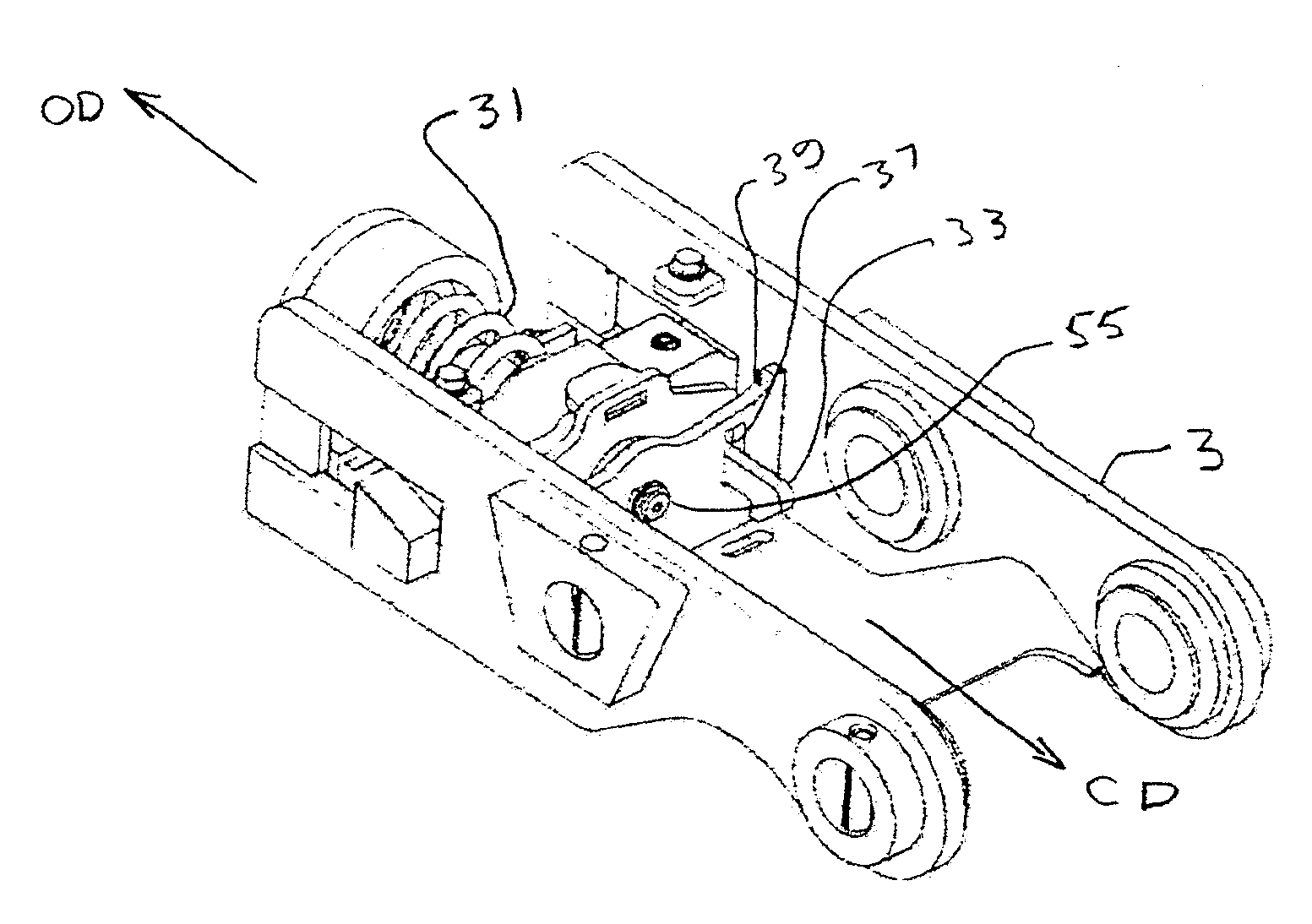 Compact quick coupling mechanism for tool attachment