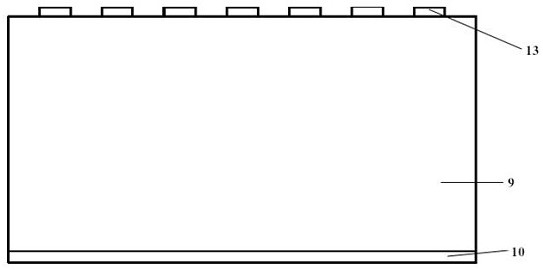 Bottom protective ground trench type silicon carbide MOSFET and preparation method thereof