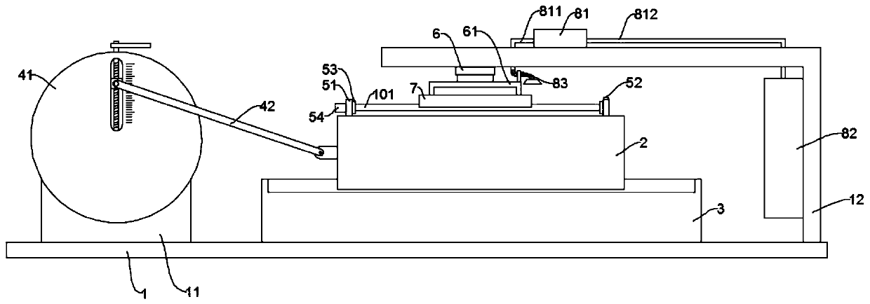 Adjustable building reinforcement rust removing device