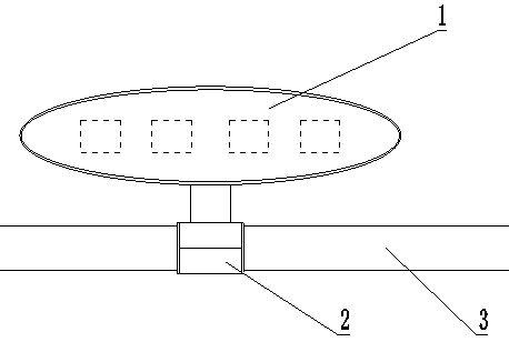 Submarine cable detection device based on radio frequency technology