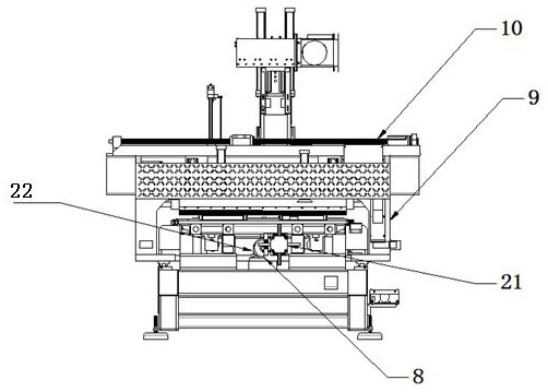 Integrated device for cutting and labeling plates