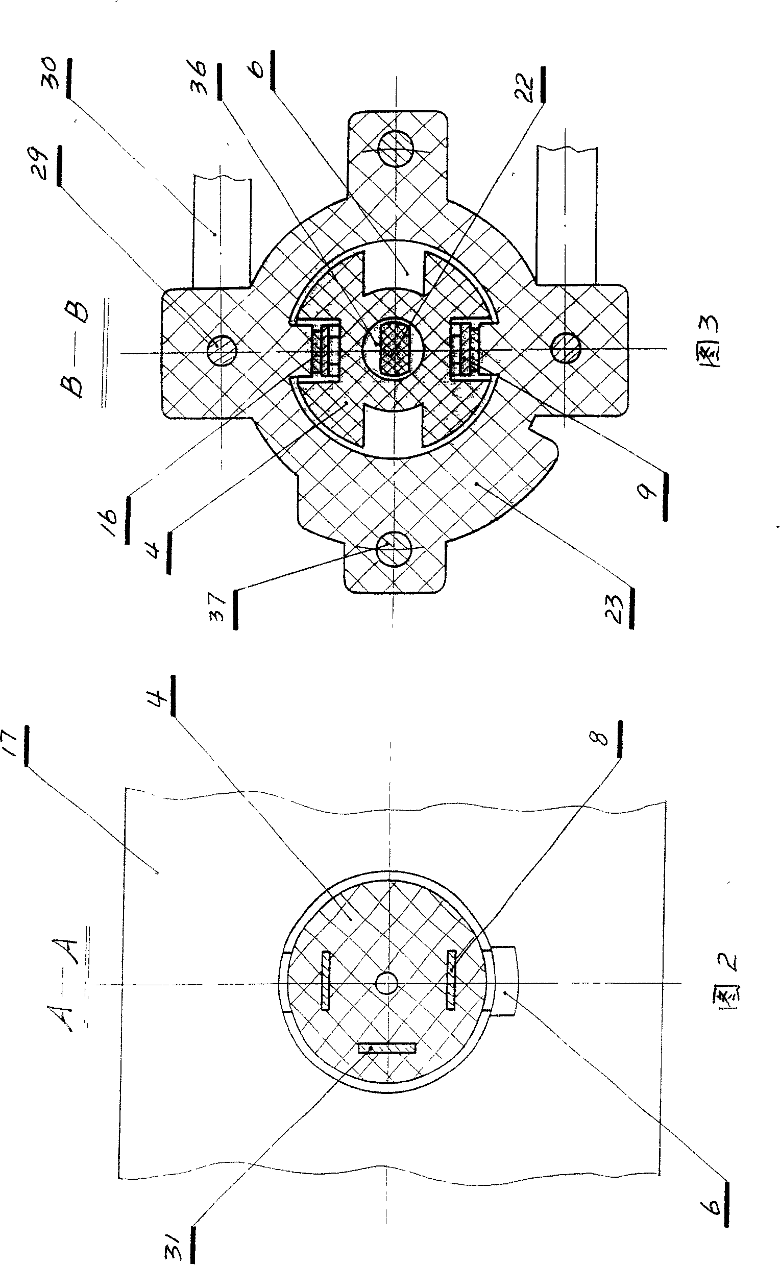 Rotating springback wedging type electrically connected method and device