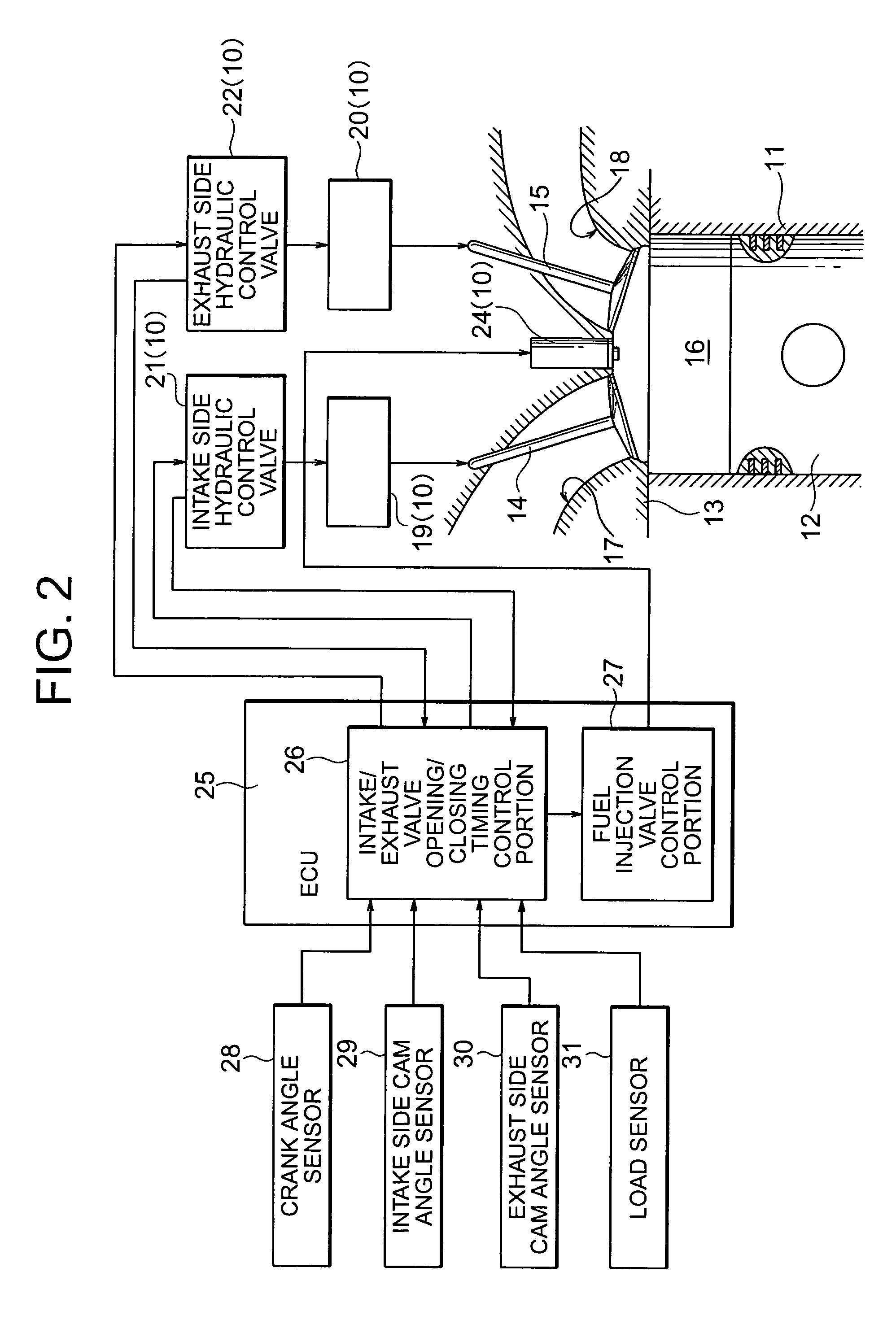 Internal combustion engine and control device for the internal combustion engine