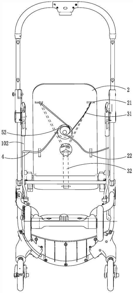 Seat assembly of children product and children product