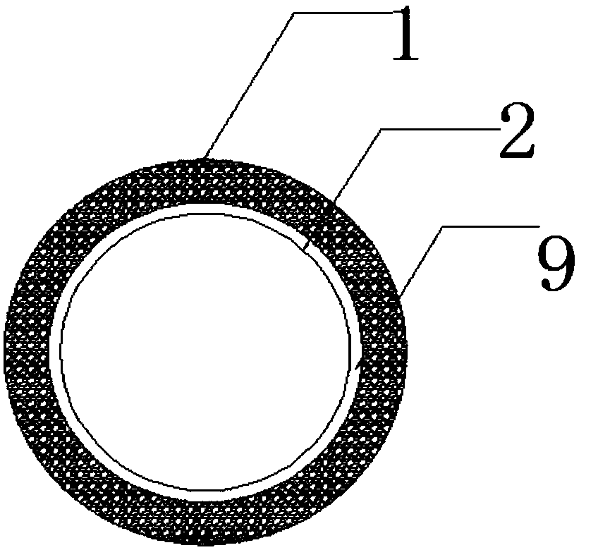 A high-throughput sand filter tube sand control matching string