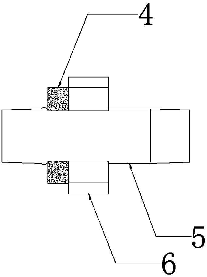 A high-throughput sand filter tube sand control matching string