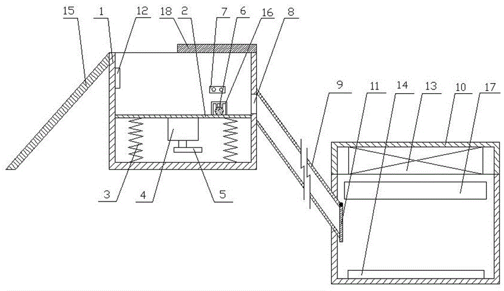 Continuous mouse trapping device