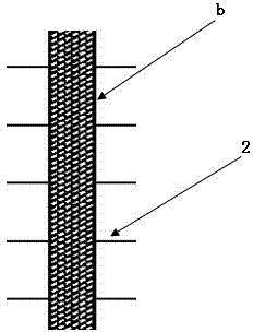 Low-cost efficient solar cell electrode grid line structure