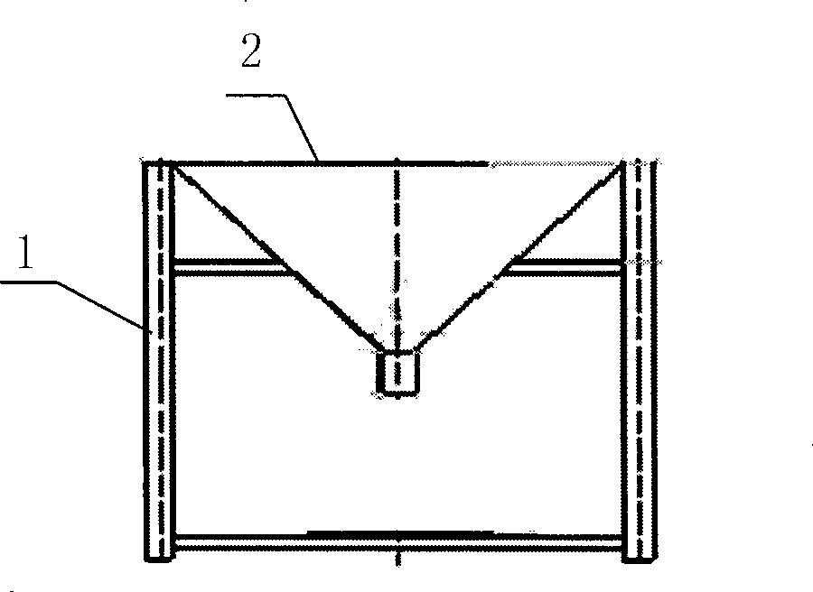 Insulator dirty degree sampling and measurement method and special funnel device