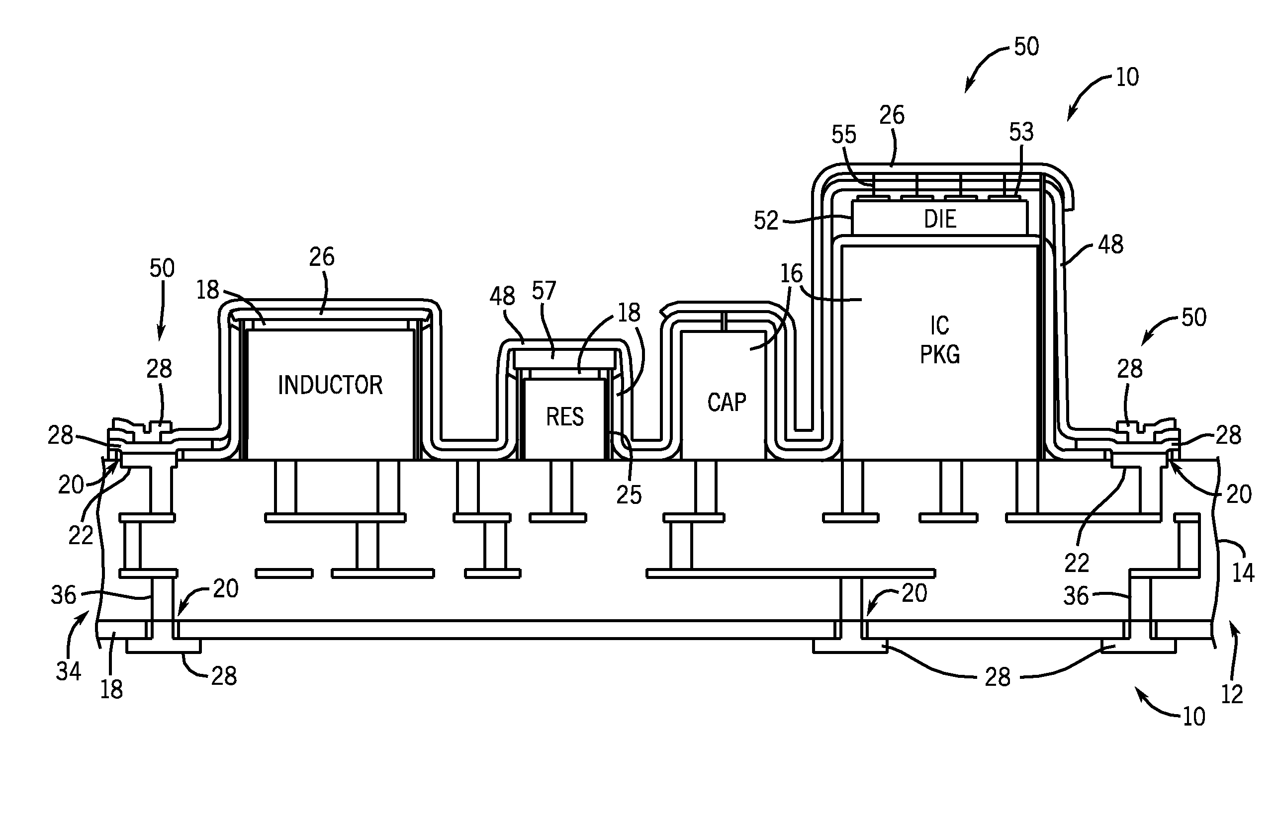 System and method of forming a patterned conformal structure