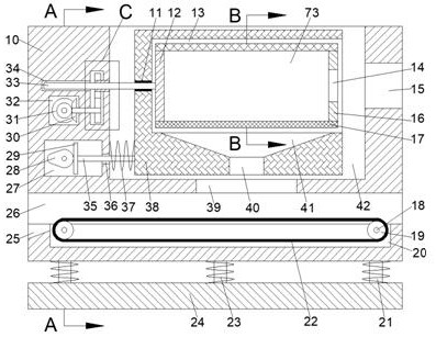 Sand screening device capable of automatically adjusting vibration frequency according to sand accumulation amount