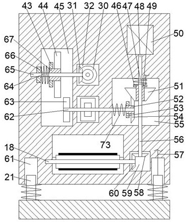 Sand screening device capable of automatically adjusting vibration frequency according to sand accumulation amount