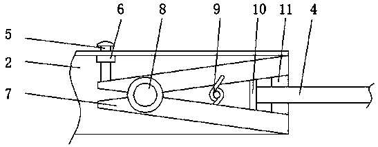 Adjustable camera device of universal aerial equipment unmanned aerial vehicle