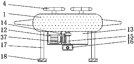 Adjustable camera device of universal aerial equipment unmanned aerial vehicle